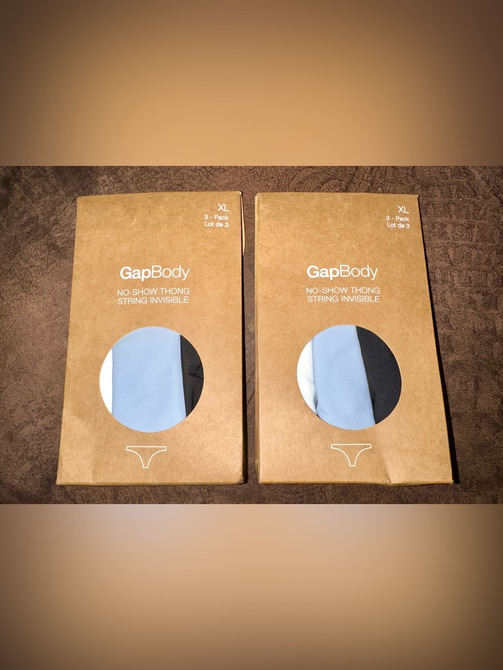 GapBody-No show thong, invisible string-XL- 3 pack x2 (6 total)- NIB